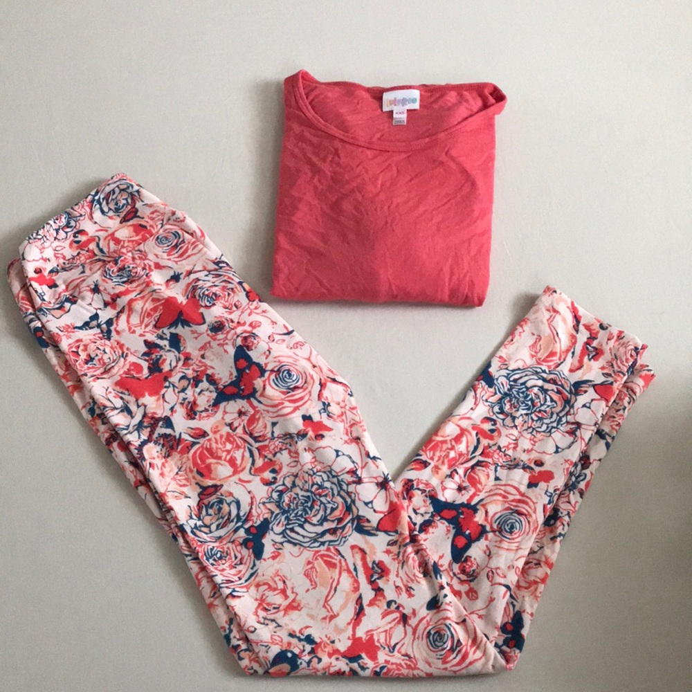 LuLaRoe OS One Size Leggings Vintage HTF Unicorn